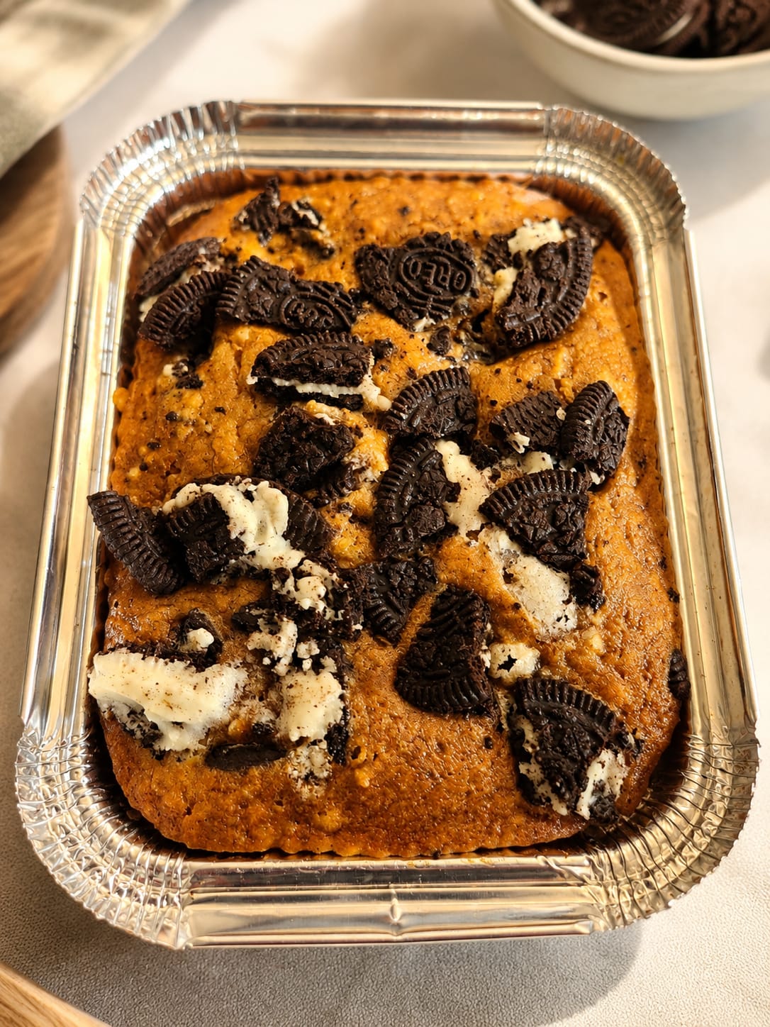 Mini Oreo Banana Bread