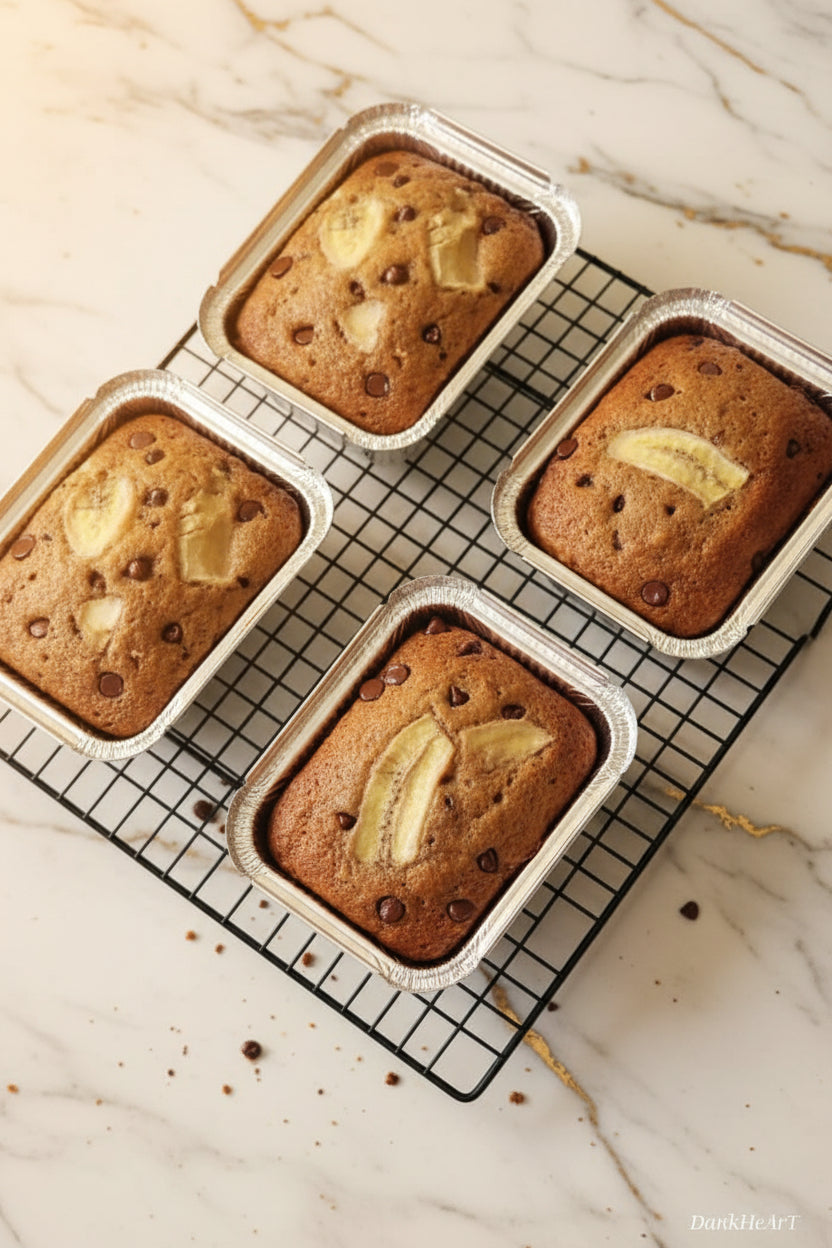 Mini Chocolate Chip Banana Bread